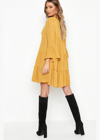 Гірчична сукня Boohoo