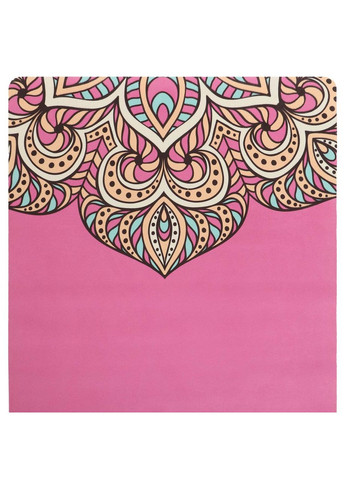 Килимок для йоги Замшевий двошаровий каучуковий 3мм Pro (розмір 183x61x0,3см, рожевий) (FI-5662-48) Record (361435514)