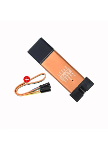 USB Програматор ST-Link V2 Mini Відладчик для STM8 STM32 з металевим корпусом і Dupont кабелем Stm (357490247)