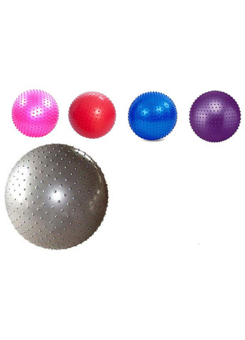 Фитбол (с пузырьками) 75см (серый) Bavar Sport (319707479)