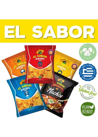 Чипсы Начос с Сыром соус 175г El Sabor (388120031)