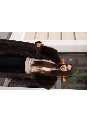 Темно-коричневое зимнее Пальто MN