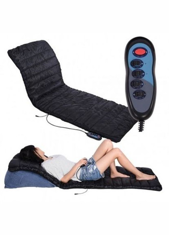 Масажний матрац Massage mat з підігрівом massage 9 режимів чорний (1756375500) No Brand (334675674)