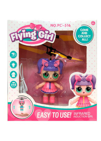 Летающая девочка с сенсорным контролем для детей Fly 20 Pink UFT (316535566)