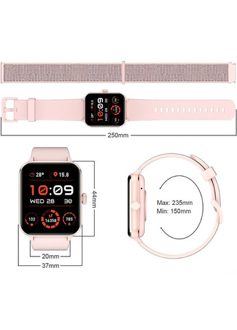 Смартчасы R50 Pink (6931548317524) Blackview (316077570)