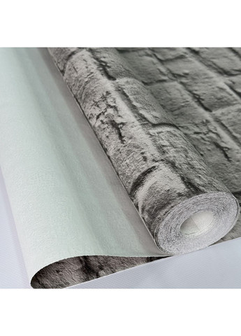 Обои виниловые Loft Superior серые под кирпич 1,06x10 м 1034118 MARBURG (371776238)