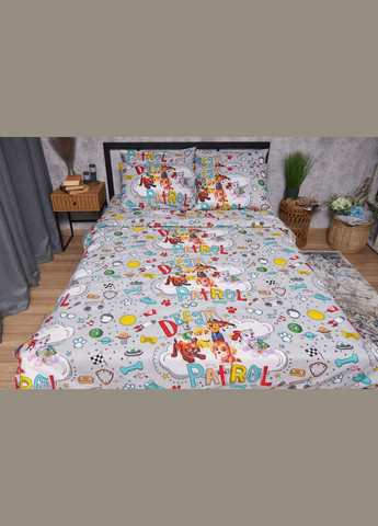Комплект постельного белья Бязь Gold Люкс семейный 143х210х2 наволочки 2х40х60 (MS-820002673) Moon&Star Dream Patrol (288536197)