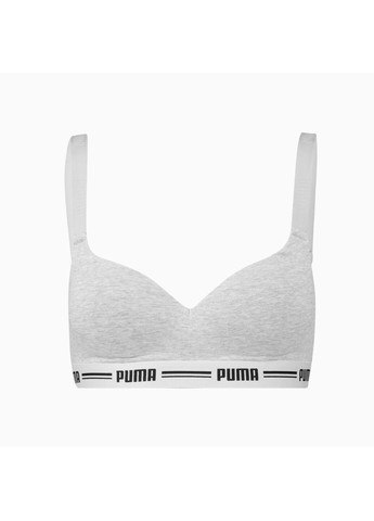Сірий бра women's padded bra 1 pack Puma