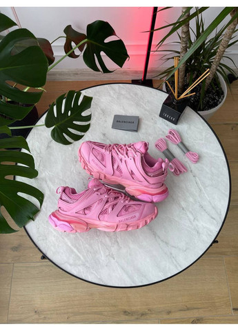 Кроссовки женские Balenciaga Track 3.0 Pink | Баленсиага Трек 3.0 розовые No Brand розовые демисезоны (360535100)