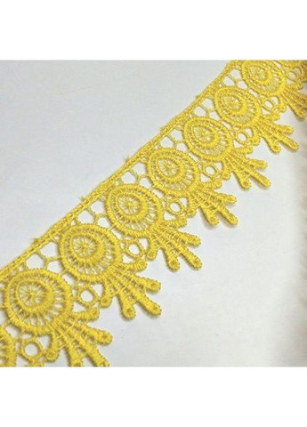 Кружево макраме 5 см (20 м) Цвет-желтый (26-H1931-10) Plus-plus (352747623)