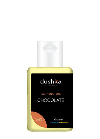 Масло для загара "Тёмный шоколад" New DUSHKA - (290187266)