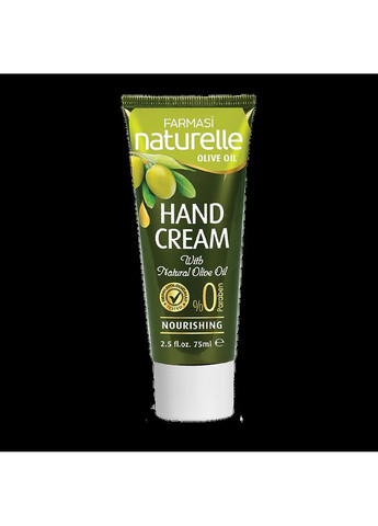 Крем для рук зволожуючий з екстрактом оливкової олії Naturelle Olive Oil 75 мл Farmasi (294946678)