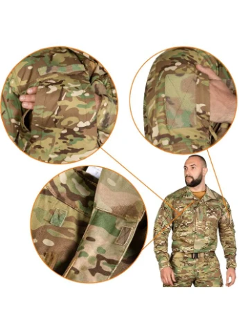 Комбінована демісезонна куртка blitz twill camo Camotec