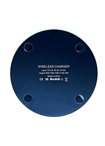 Бездротова зарядка Airchar 20W WCH-01BK Matt Black Remzona (334293845)