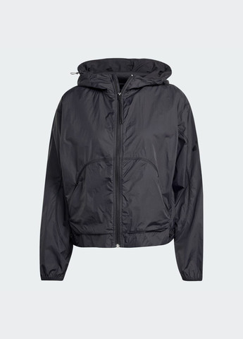 Чорна демісезонна вітровка city escape lightweight adidas