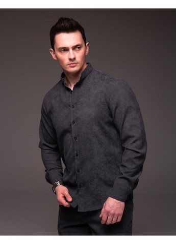 Темно-серая рубашка No Brand