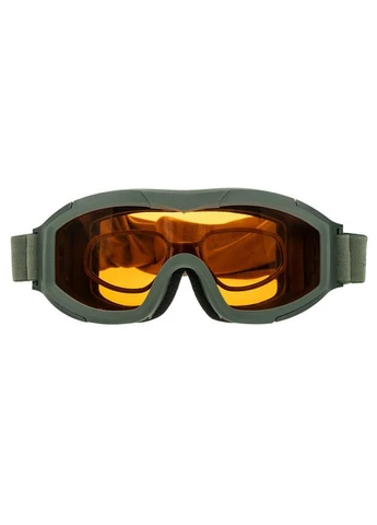 Тактичні окуляри-маска ® балістичні з діоптричною вставкою Safety Goggles Olive (15623001) Swiss Eye (364530645)