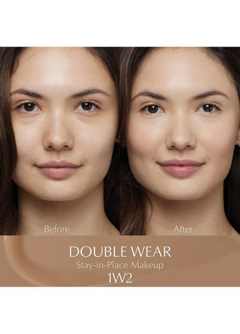 Стійкий матовий тональний крем Double Wear Stay In Place Makeup 1W2 Sand 30 мл з покриттям на 24 години без блиску Estee Lauder (393580871)