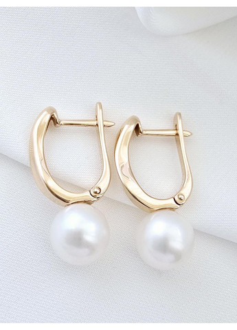 Золотые серьги с жемчугом SOVA 2191338101-1с SOVA jewelry house (354700197)
