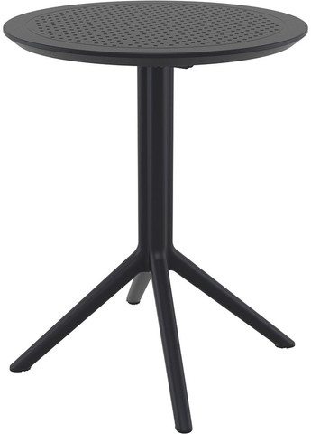 Стіл садовий круглий Sky Folding Table 60 Чорний Siesta (372178374)