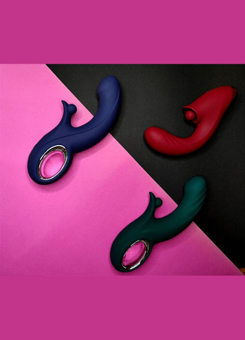 Вібратор-кролик Kissen Raider з фрикціями,, 20.3 см х 3.7 см Chisa (332201458)