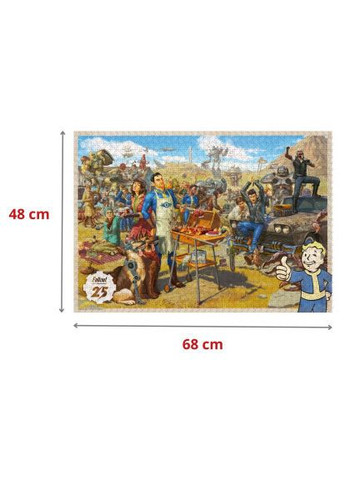 Пазл (5908305242918) GoodLoot Fallout 25th Anniversary 1000 елементів (366156530)