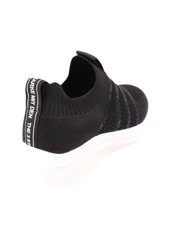 Черные кроссовки женские черные текстиль Melanda 292-24LK