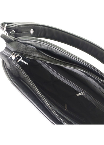 Сумка жіноча багет з коротким та довгим ремінцем чорна Karlos Marconi (335821298)