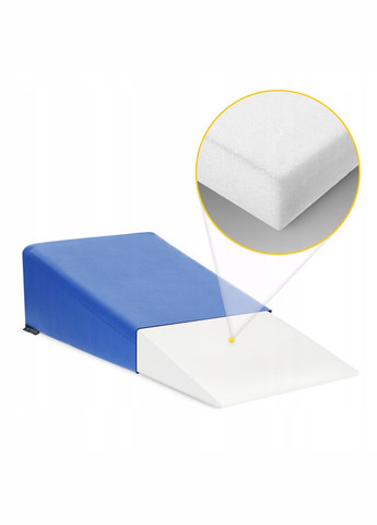 Клин для реабілітації та масажу 54 x 22 x 12 см Blue (P-5905973403023) 4FIZJO (304252675)