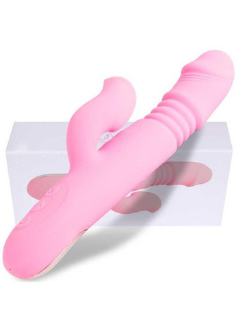 Вибратор с поступательными движениями и подогревом Pretty Love - Розовый – Вибраторы No Brand (370612099)