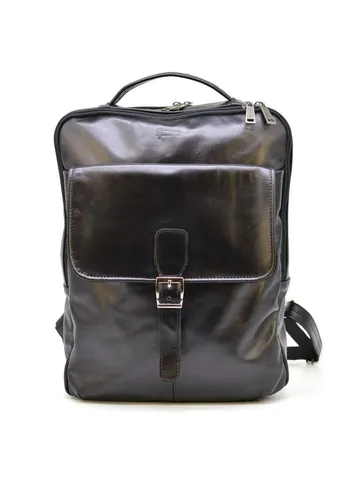 Рюкзак мужской TARWA GA-7284-3md из натуральной кожи чёрный 39×29×9 см No Brand (400879119)
