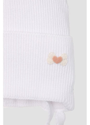 Шапка для дівчинки колір білий ЦБ-00286610 Kraft (365588759)