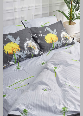 Комплект постільної білизни двоспальний 175х210 наволочки 2х50х70 Бязь Gold Люкс (MS-820000946) Moon&Star Dandelion (285717799)