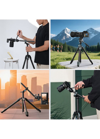 Штатив панорамный горизонтальный карбоновый со свободной центральной штангой 44-187 GlideGo JJ06 Ulanzi (366089743)