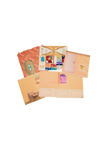 Ігровий набір "Міні дім", спальна кімната з лампами, що світяться, 96 деталей (0413) Shantou Yisheng (365795410)