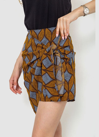 Горчичная кэжуал с рисунком юбка с принтом Ager
