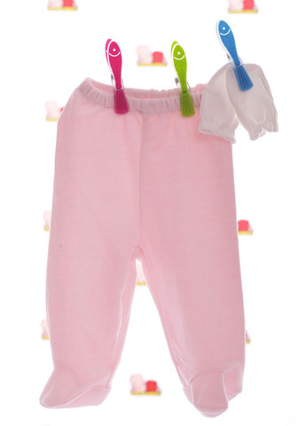 Рожевий зимній чоловічок з шапочкою для дівчинки велюр з метеликом рожевий 56 см (29914) BABYKROHA