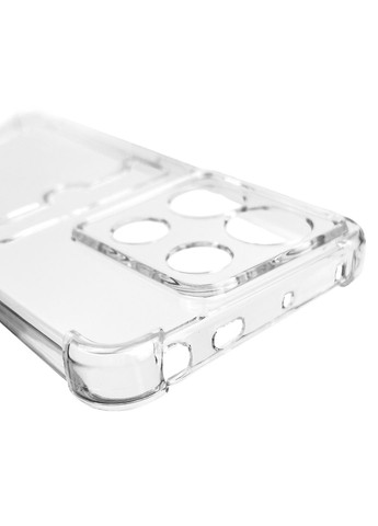 Чохол для Redmi Note 13 Pro 5G з бронь кутами з кишенею для k-pop на сяомі редмі нот 13 про 5г прозорий Xiaomi (366023447)