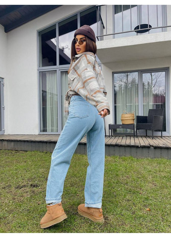 Жіночі джинси труби-палаццо No Brand - (358494863)