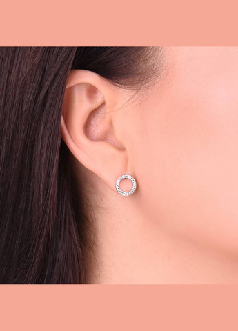 Серебряные серьги-гвоздики (40029) IRIJ (331016844)