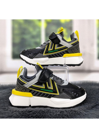 Чорні Осінні кросівки дитячі для хлопчика демісезонні Kimboo