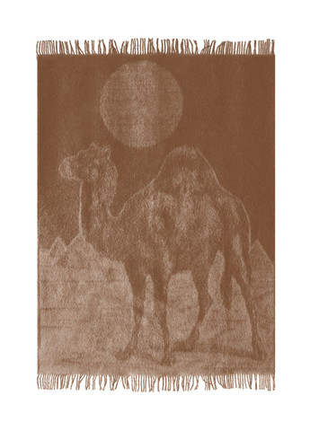Плед з верблюжої вовни диз. 1/1, 140х200 см Ярослав (285785735)