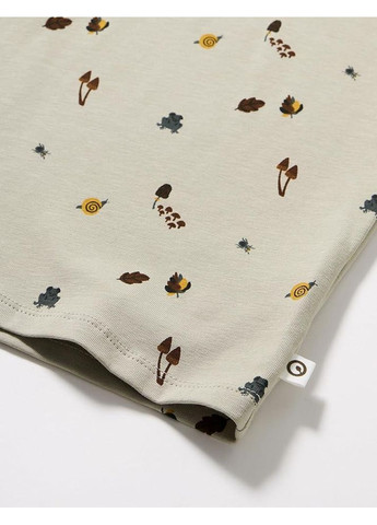 Светло-зеленый демисезонный повседневный лонгслив Green Cotton с рисунком