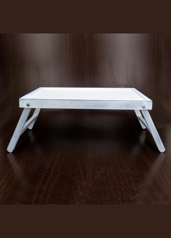 Столик-піднос для сніданку з дерева Меріленд шеббі (СТП-000221) No Brand (327850573)