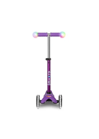 Самокат серии "Mini Deluxe Magic" – ФИОЛЕТОВЫЙ (до 50 kg, трехколесный, свет) Micro (382901203)
