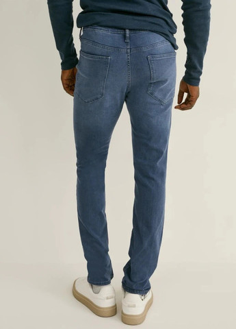 Голубые демисезонные джинсы skinny C&A