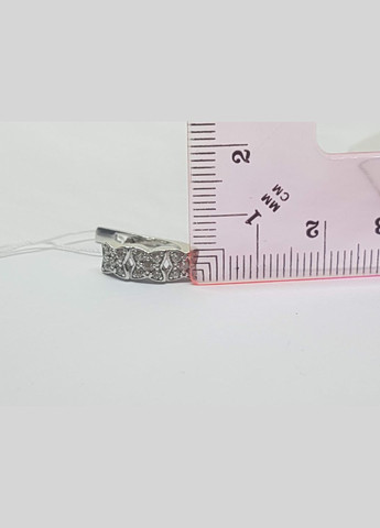 Серебряные серьги Вьюнец с фианитами. 2590/9Р-CZ AGNI (328067572)