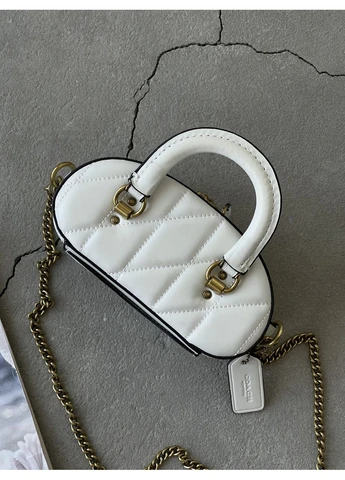 Жіноча сумка Trail Crossbody 17 білий через плечі Коуч MDR No Brand (369935001)