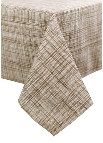 Скатерть Тереза Клетка 133х220 см Бежевый (8474) Прованс (361785073)