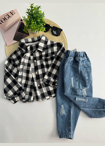 Джинси для хлопчика стильні 10878 No Brand (338375825)